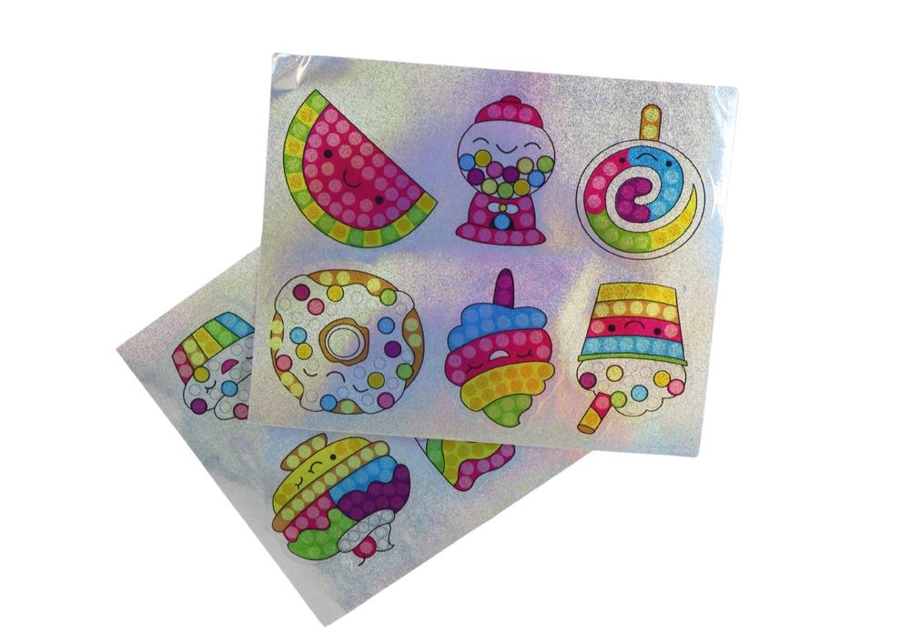 DIY Sweets Diamond Sticker Set: Kreativ moro for barn