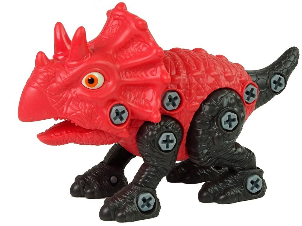 DIY Triceratops Dinosaur Sæt med æg og skruetrækker til børn