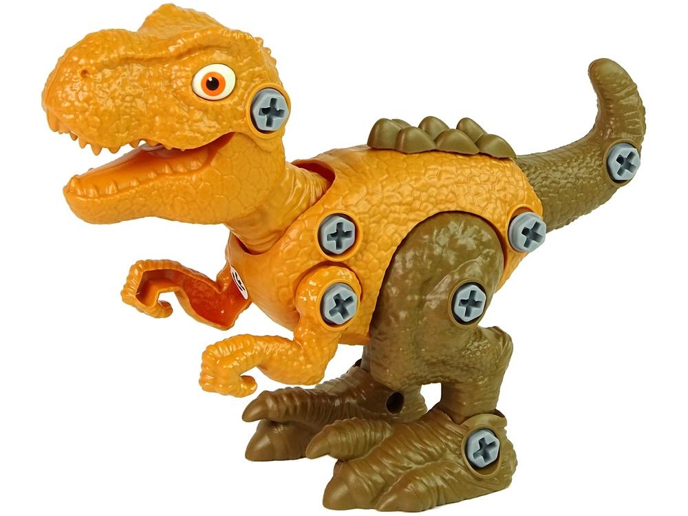 DIY Tyrannosaurus Rex Sæt med Æg &amp; Skruetrækker - Orange