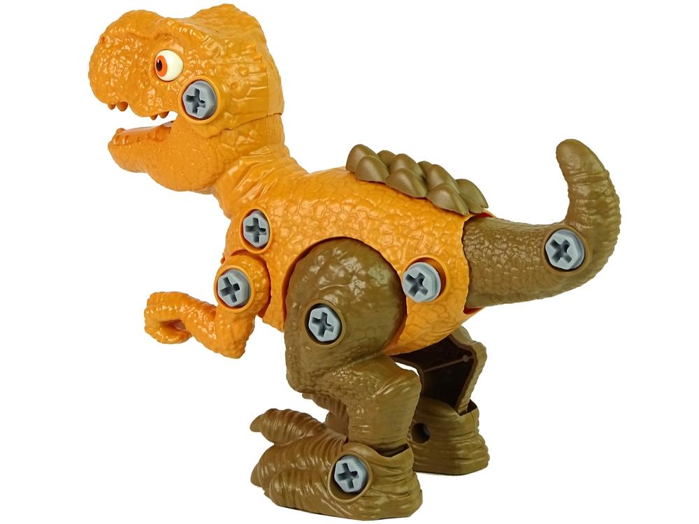 DIY Tyrannosaurus Rex Set med ägg & skruvmejsel - Orange