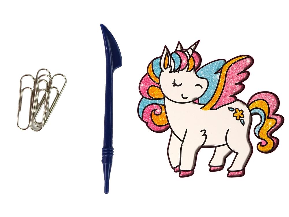 DIY Unicorn Window Stickers: 8 glitrende farver til børn