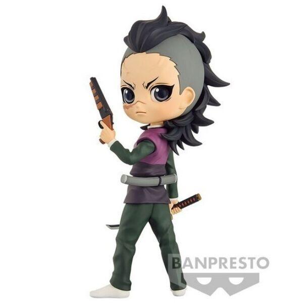 Demon Slayer Kimetsu no Yaiba Genya Shinazugawa Q posket figur 14cm