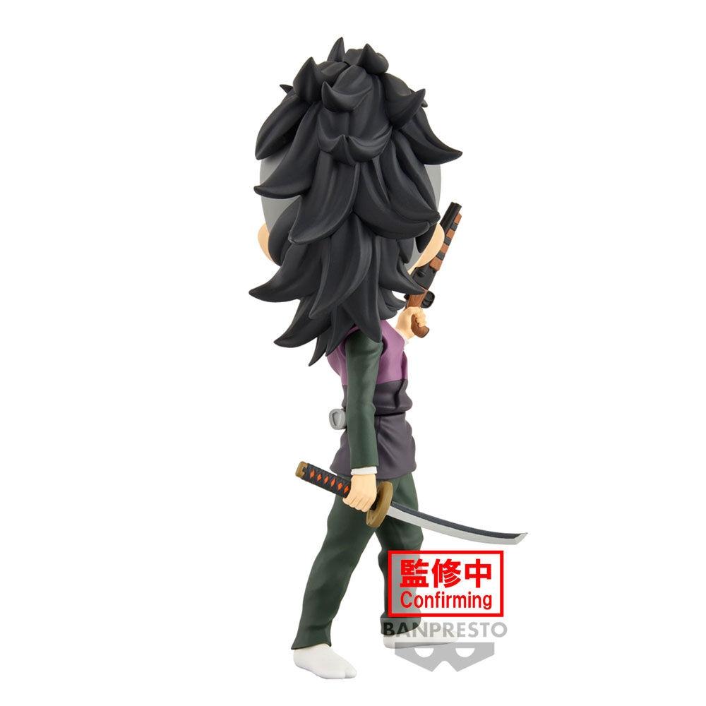 Demon Slayer Kimetsu no Yaiba Genya Shinazugawa Q posket figur 14cm