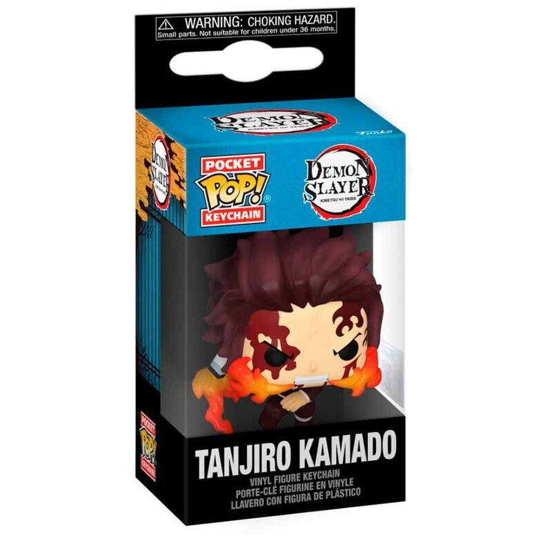 Demon Slayer nyckelring Tanjiro Kamado Pocket POP figur