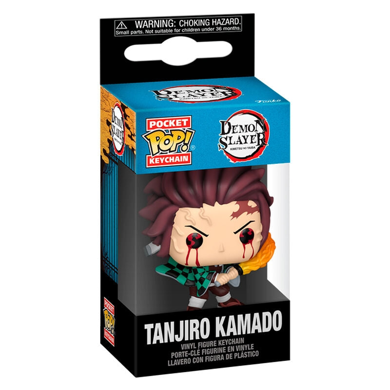 Demon Slayer nyckelring Tanjiro Kamado Pocket POP figur