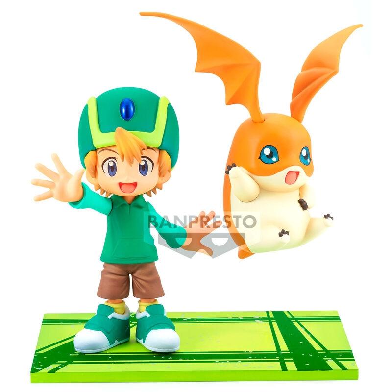 Digimon Adventure - Eventyrarkiv Takeru &amp; Patamon figur 15cm