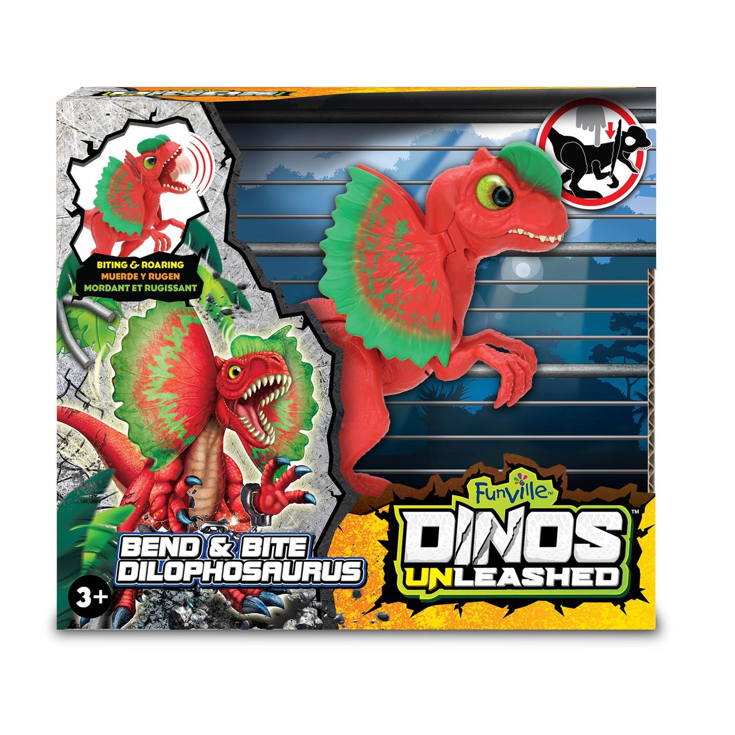 Dinos Unleashed Bend &amp; Bite Dilophosaurus