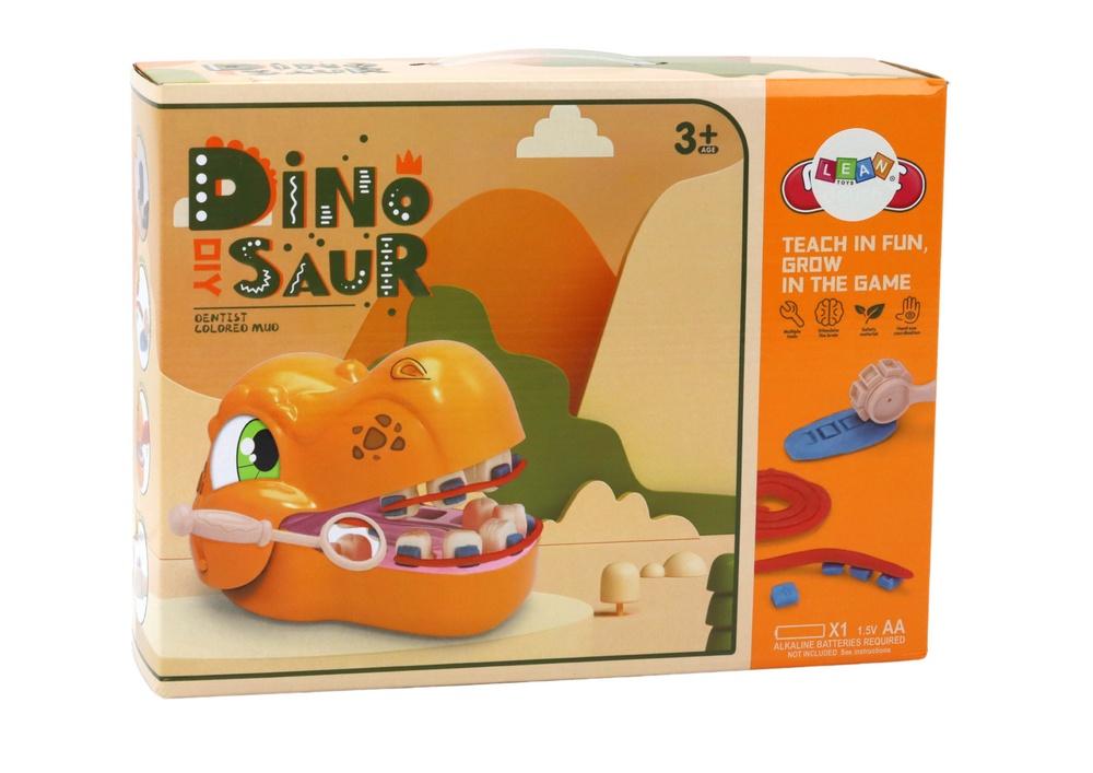 Dinosaur Tandlæge Playdough Set: Sjovt rollespil for børn 