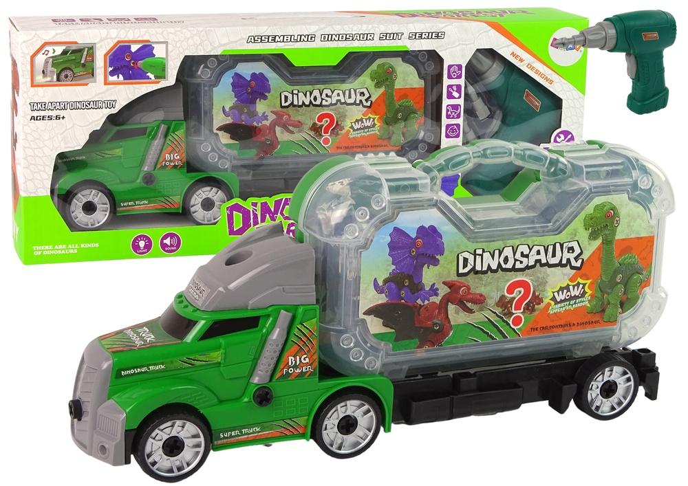 Dinosaur Truck Kit: Bygg, kör och upptäck förhistoriskt kul!