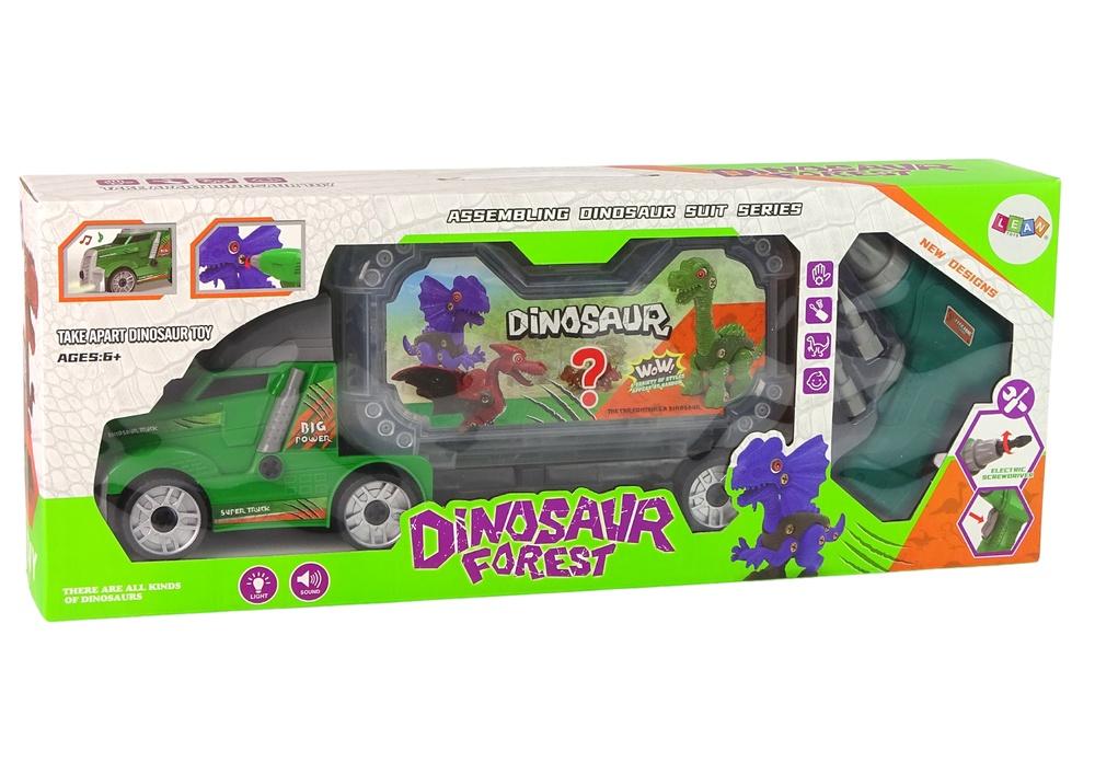 Dinosaur Truck Kit: Bygg, kör och upptäck förhistoriskt kul!