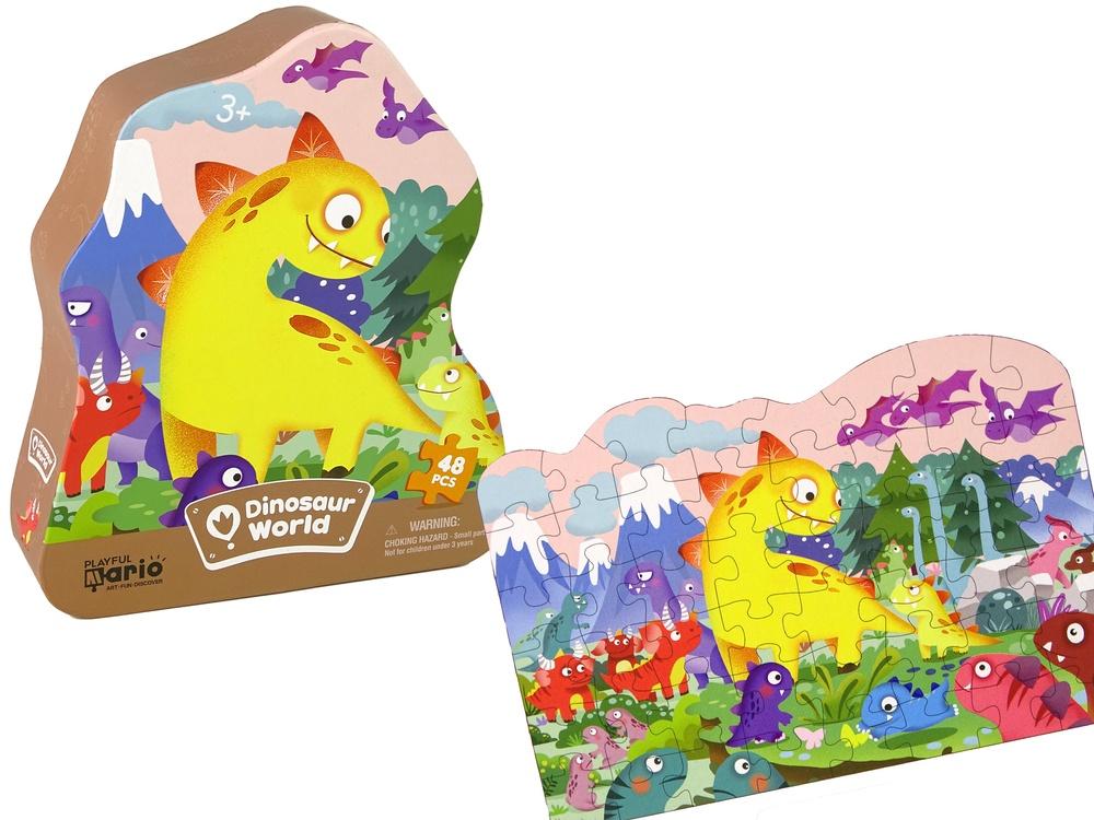 Dinosaur Volcano Puzzle - 48 stykker forhistorisk sjov!