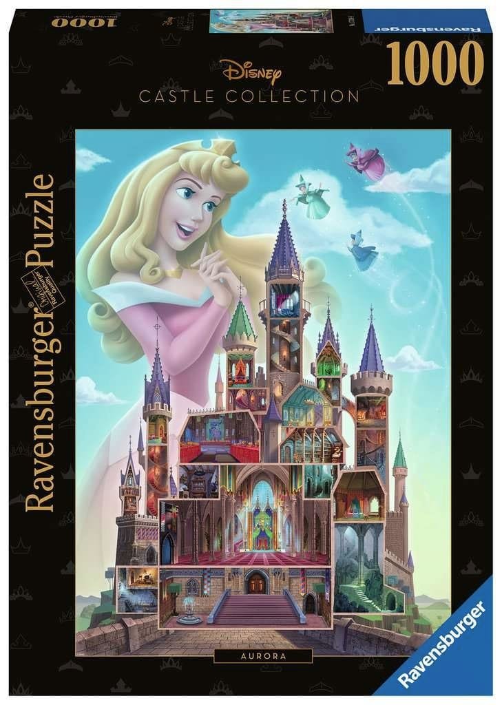 Disney Castle Collection Jigsaw Puzzle Aurora (Sleeping Beauty) (1000 stykker)