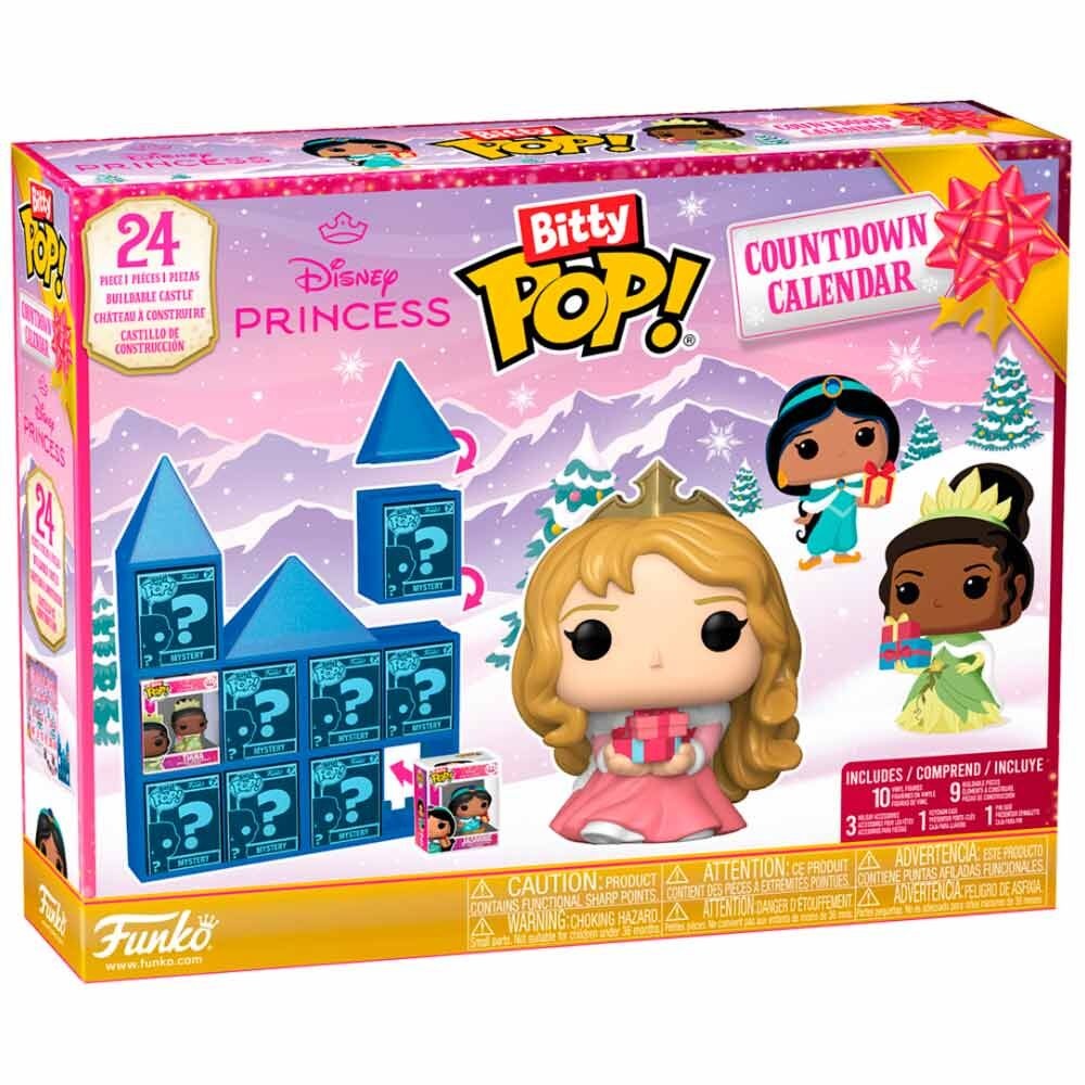 Disney Princess Bitty Pop adventskalender med 24 samlarfigurer