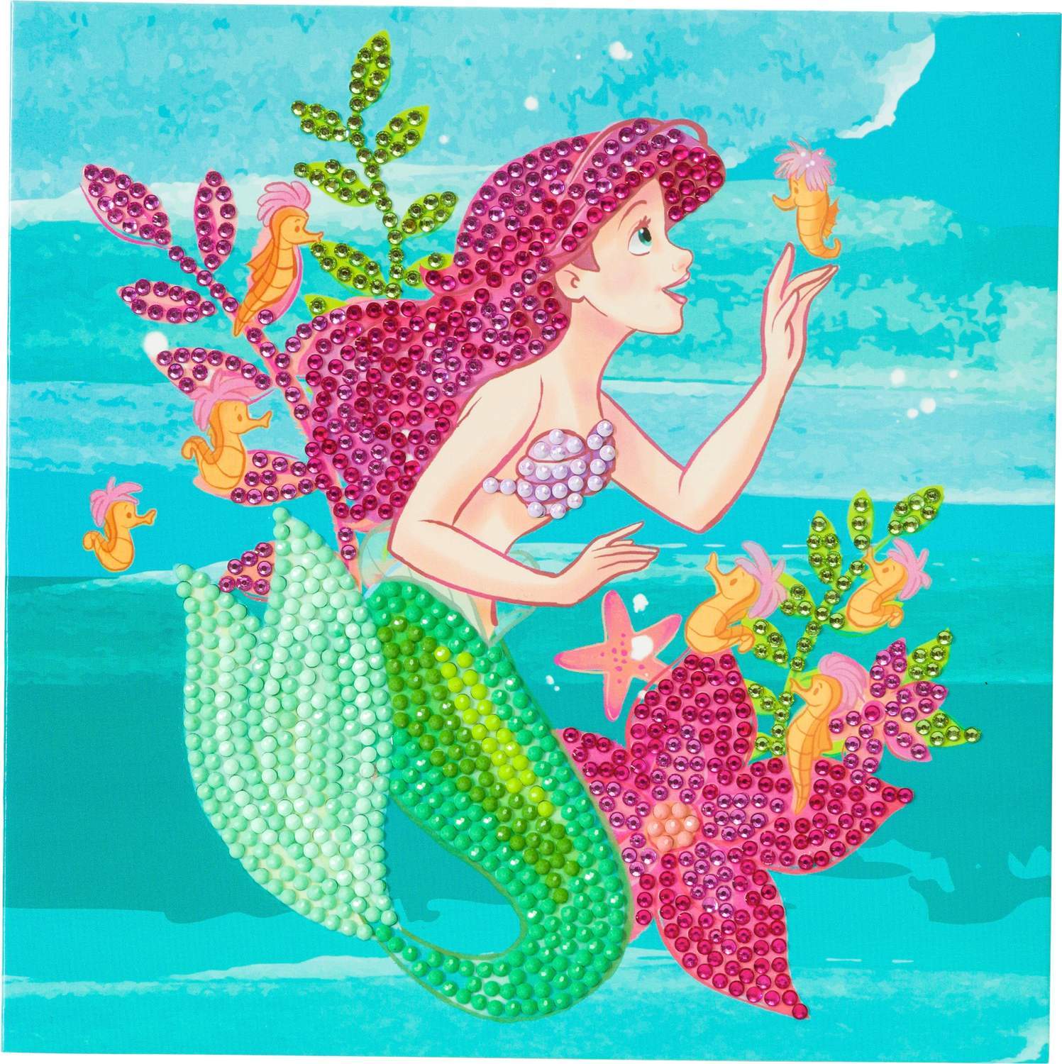 Disney Princess Crystal Art Card Ariel