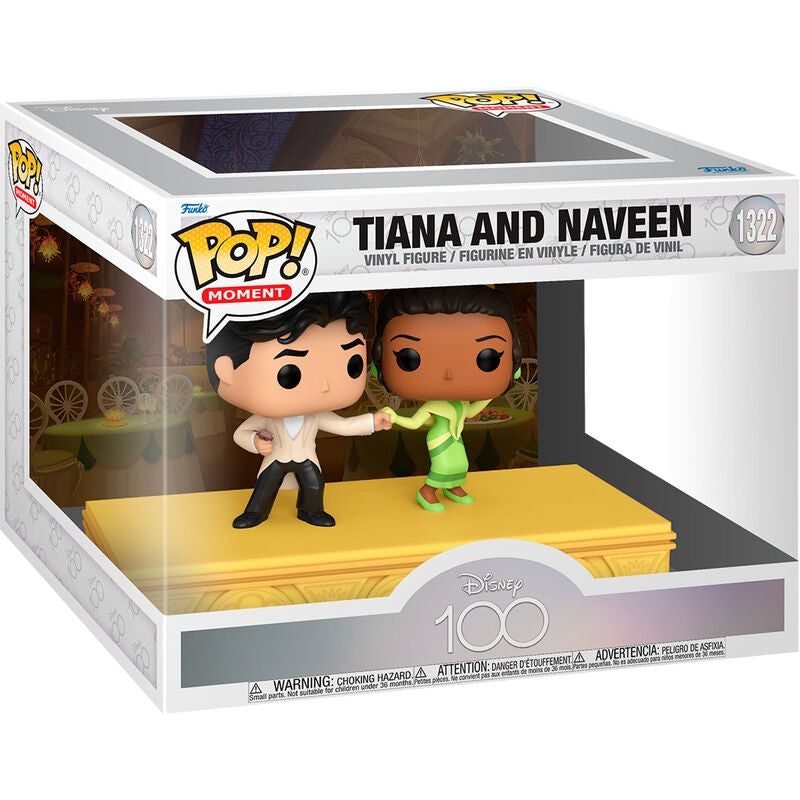 Disneys 100-årsjubileum Tiana och Naveen samlarfigur