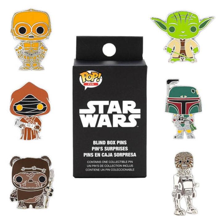 Display 12 Blind Box Emalje Pin Loungefly Star Wars assorteret