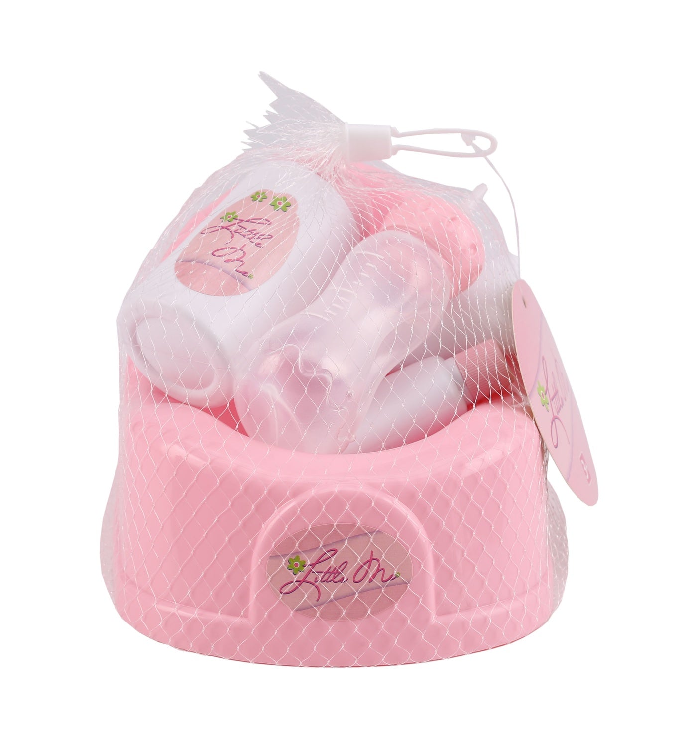 Dockkrukaset med tillbehör, rosa, åldrar 3+