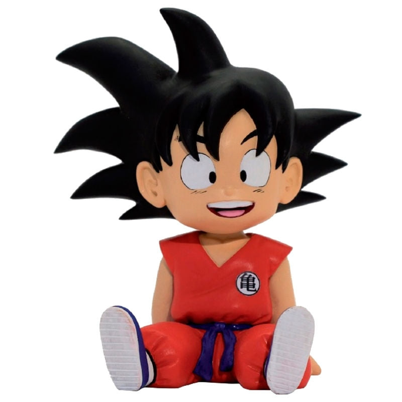 Dragon Ball Chibi Son Goku Sparbössa Figur 16cm