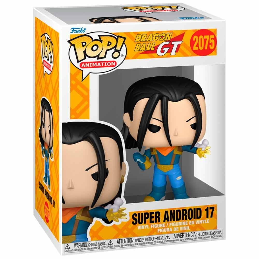 Dragon Ball GT Super Android 17 Actionfigur, 6-tums samlarobjekt