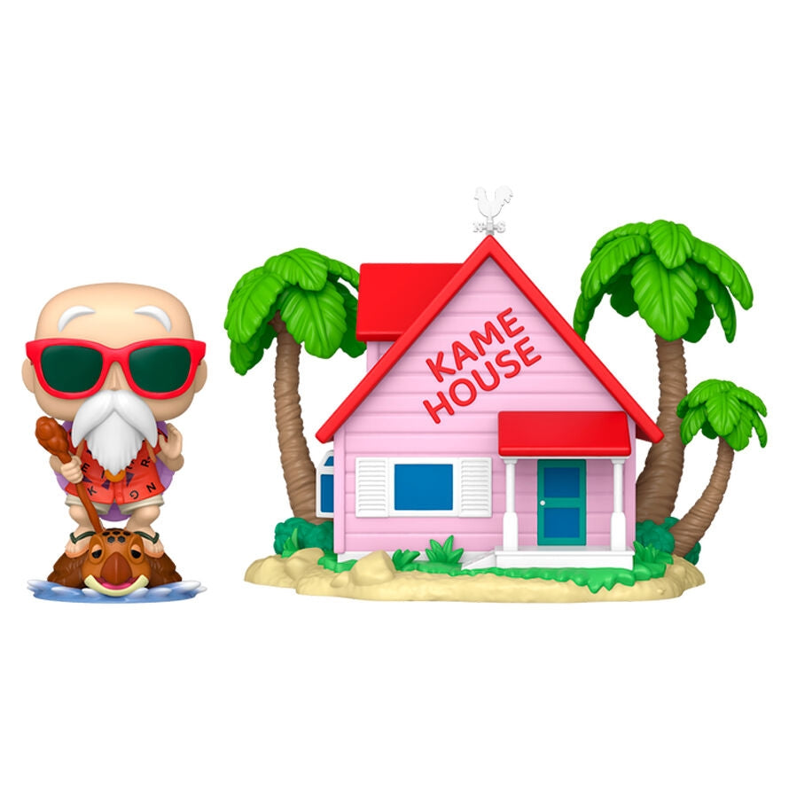 Dragon Ball Master Roshi Figur på Kame House, 6-tums samlarobjekt