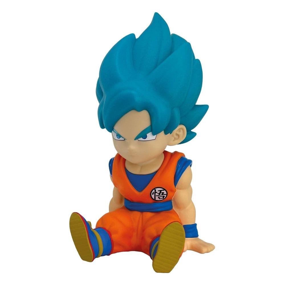 Dragon Ball Møntbank Son Goku Super Saiyan Blå 19 cm