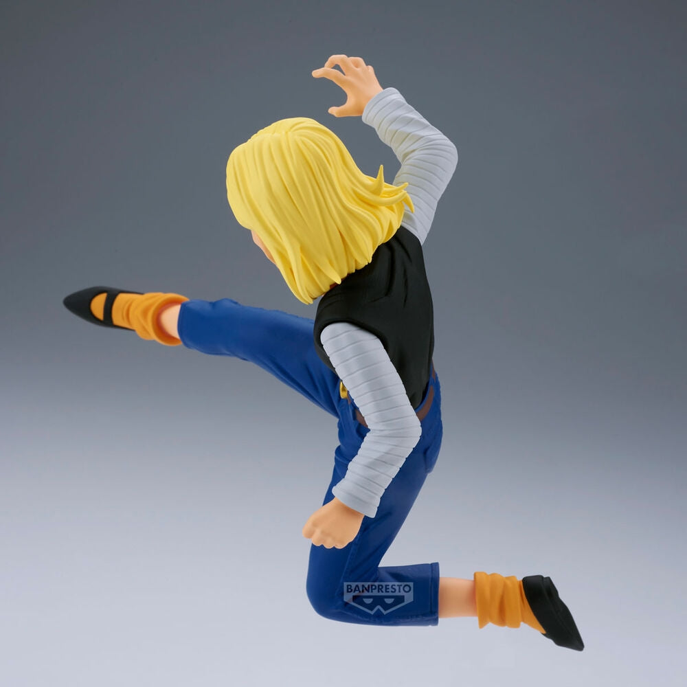 Dragon Ball Z Android 18 & Mr. Satan Actionfigurer Set 11-8cm