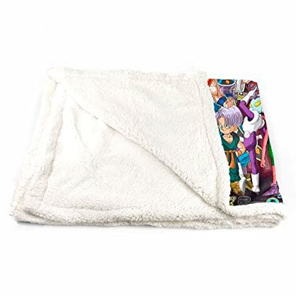Dragon Ball Z Coral Sherpa filt, mjukt och mysigt inlägg