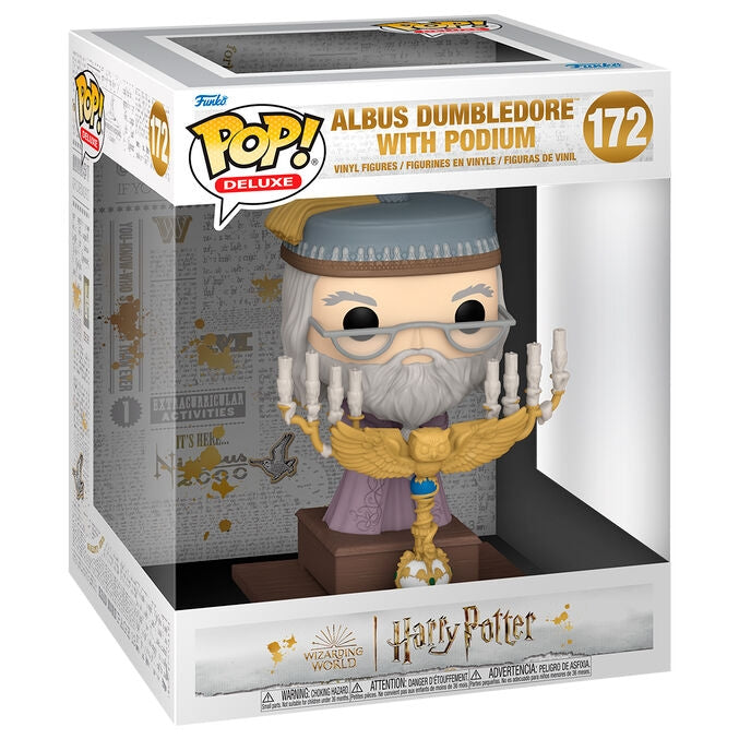 Dumbledore Popfigur med Podium - Harry Potter Samlarobjekt