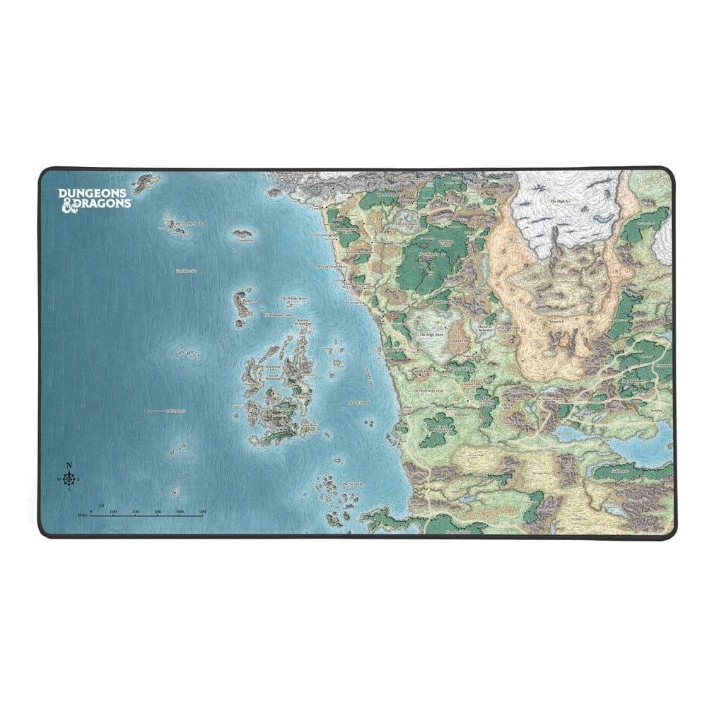 Dungeons &amp; Dragons XL Mousepad Faerun kort