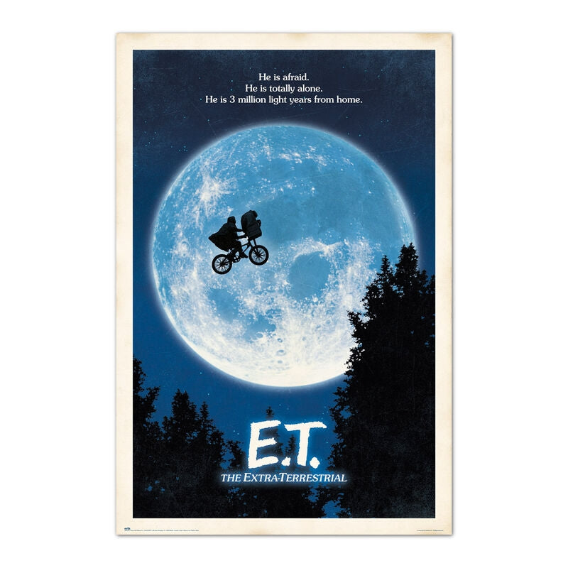 E.T. den utomjordiska filmaffischen, 24x36 tum