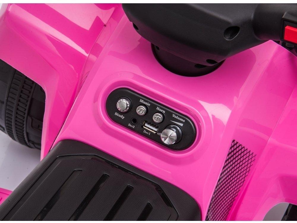 Electric Quad JS320 Pink: Fun Ride-On för barn