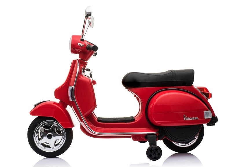 Elektrisk skoter, Red Vespa Style, batteridriven