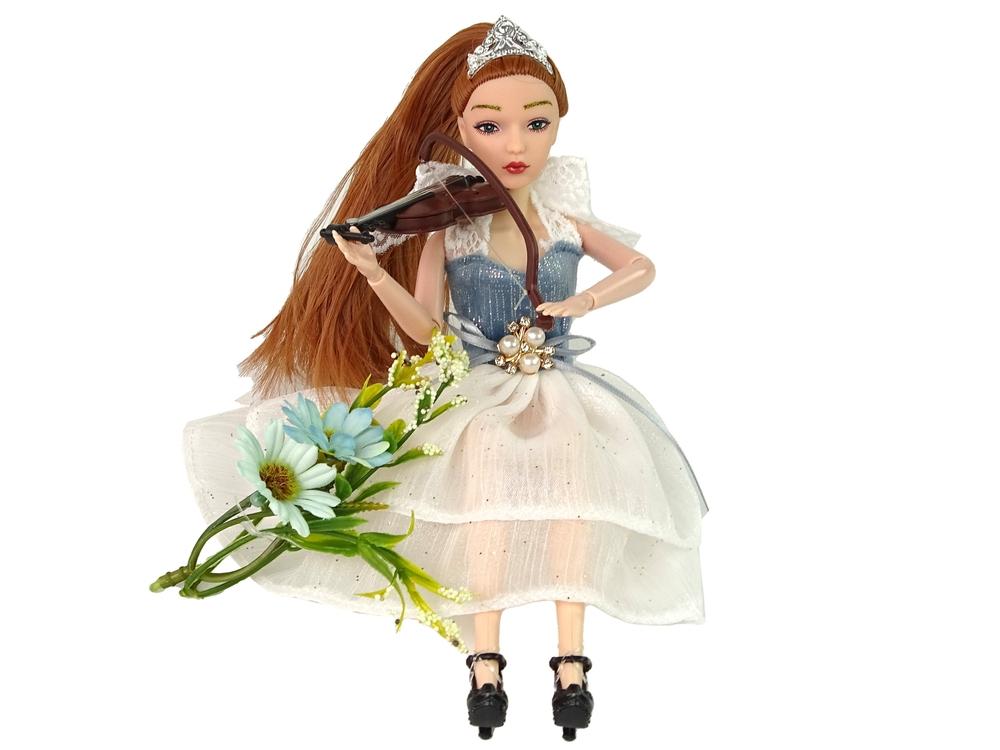 Emily Doll Set: Fiolin, blomster og motemoro for barn