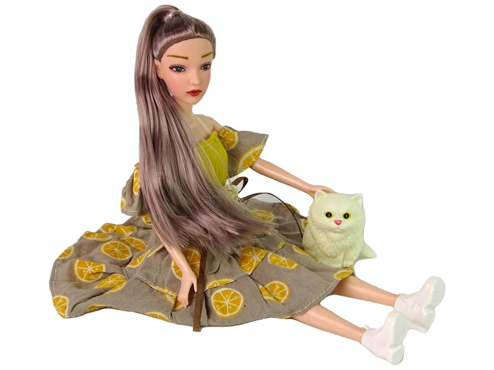 Emily Doll med vindmøller og squeaking cat - fantasy lekesett