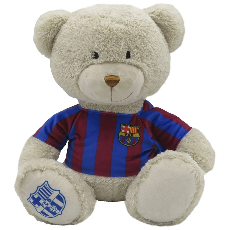 FC Barcelona Teddy Bear 35cm - Mjuk plyschleksak för fans