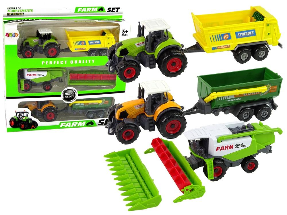 Farm Adventure Set: Traktorer, släp och skördare för barn