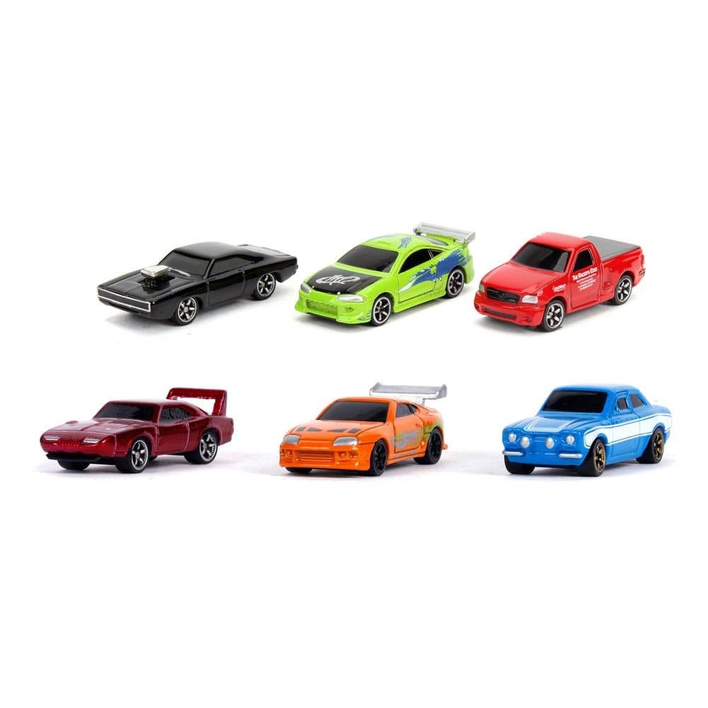 Fast &amp; Furious Nano Hollywood Cars Diecast Mini Cars Display (24)