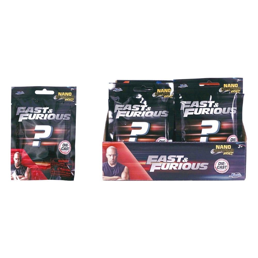 Fast &amp; Furious Nano Hollywood Cars Diecast Mini Cars Display (24)