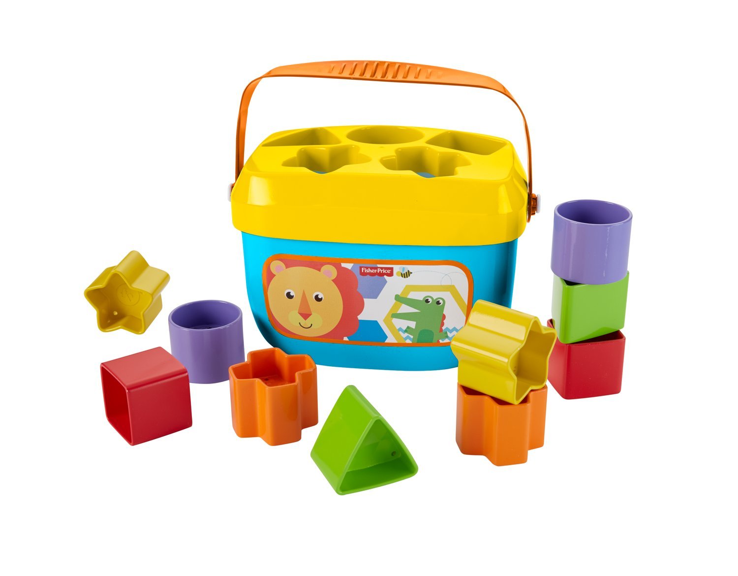 Fisher-Price mursten og spand