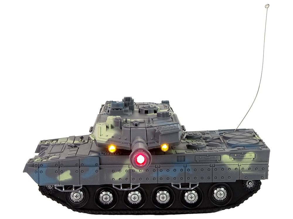 Fjärrkontroll Military Tank med LED och ljud