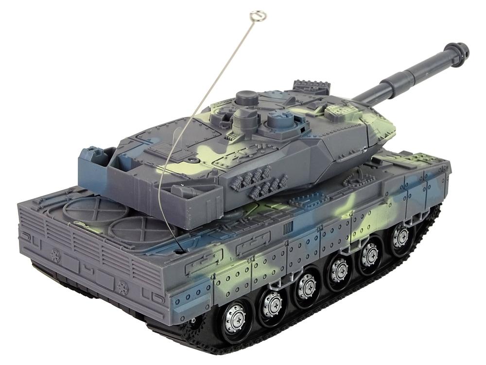 Fjärrkontroll Military Tank med LED och ljud