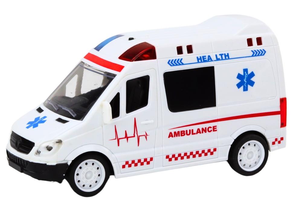 Fjärrkontroll RC Ambulans med ljus & ljud - Vit