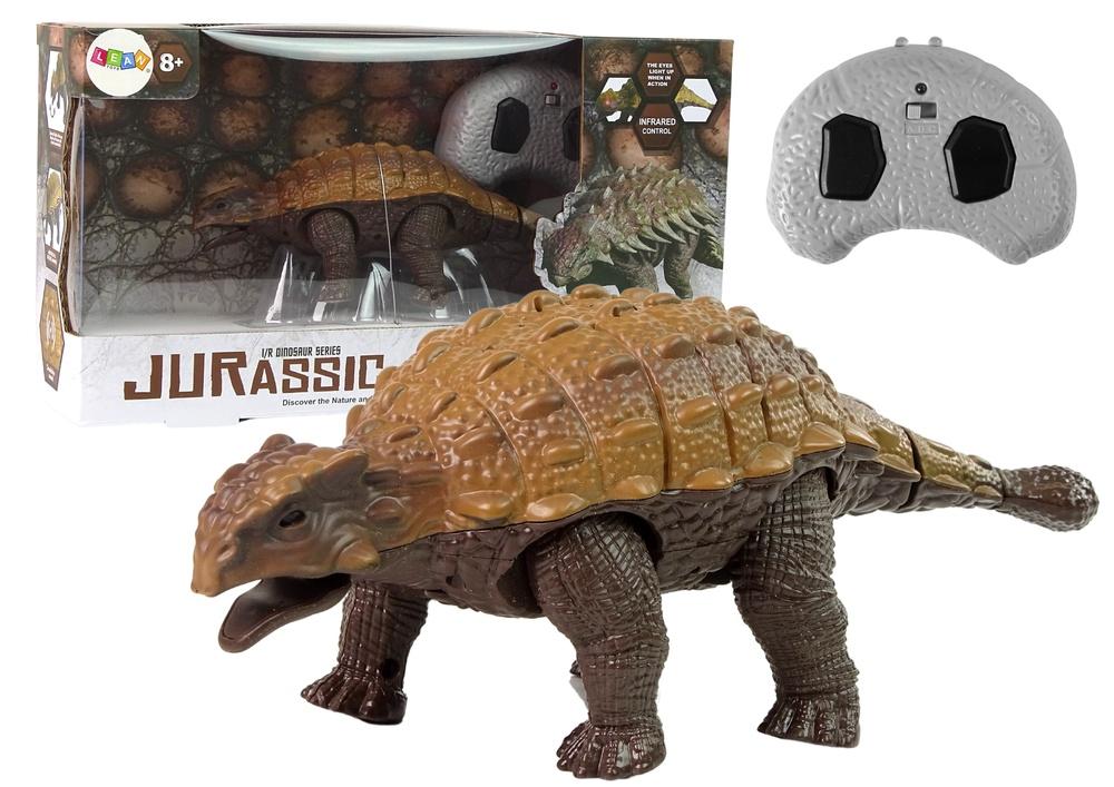 Fjärrstyrd Ankylosaurus: Realistiska ljud och rörelser