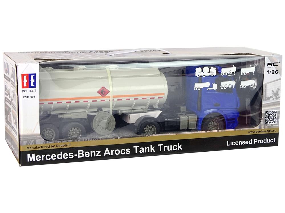 Fjärrstyrd Mercedes Arocs 1:26 Blue Water tankbil