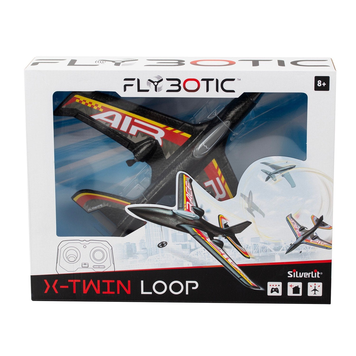 Flybotic Radiostyrningsplan X-Twin Loop, 29Cm