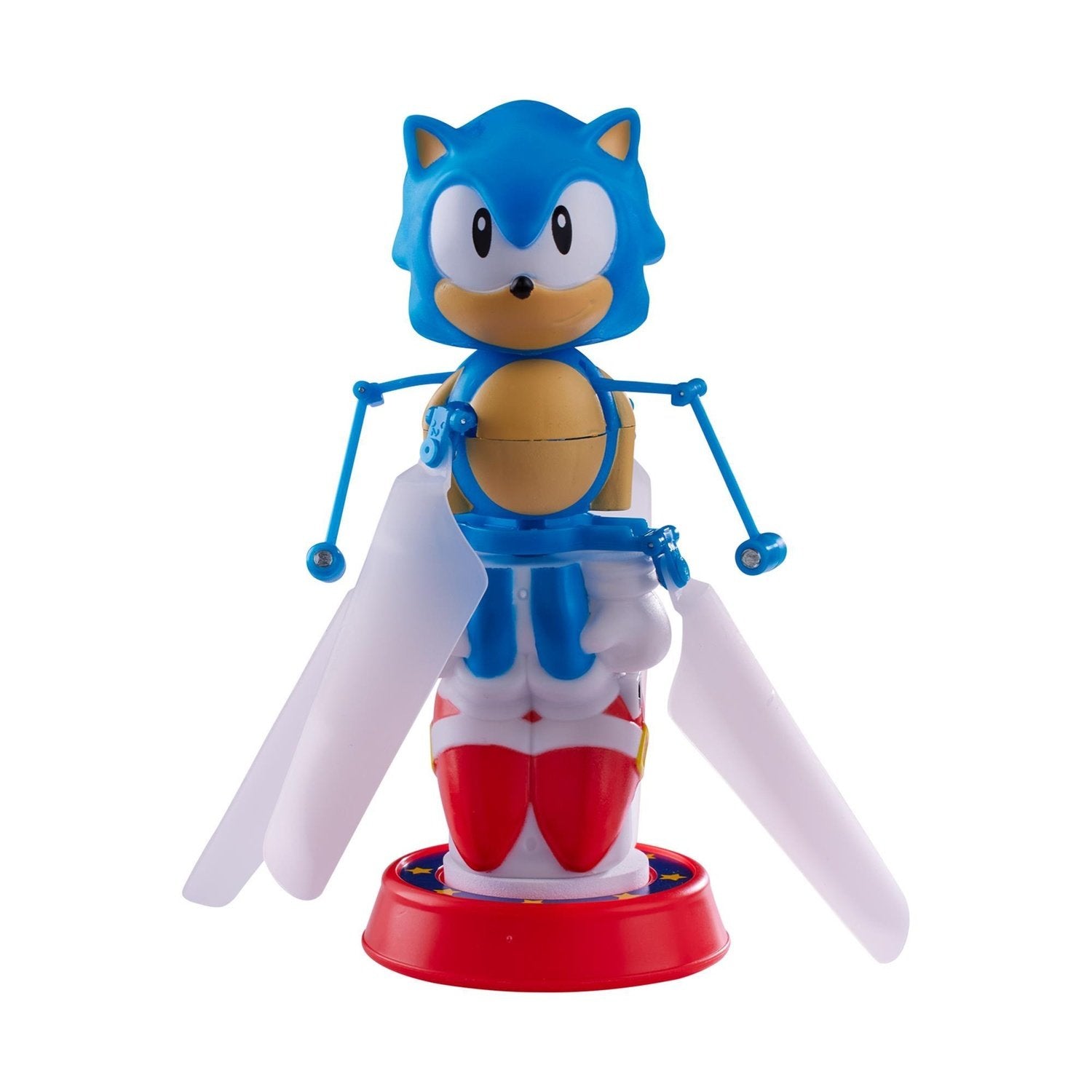 Flyvende helte svæver og spinner Sonic