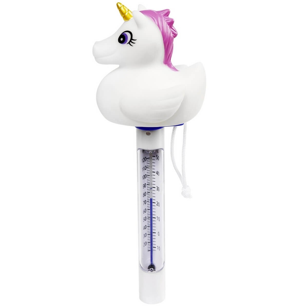 Floating Unicorn Pool Termometer - Celsius & Fahrenheit