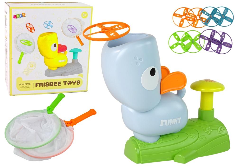 Fånga Frisbee Duck Catapult: Fun Family Dexterity Arcade Game