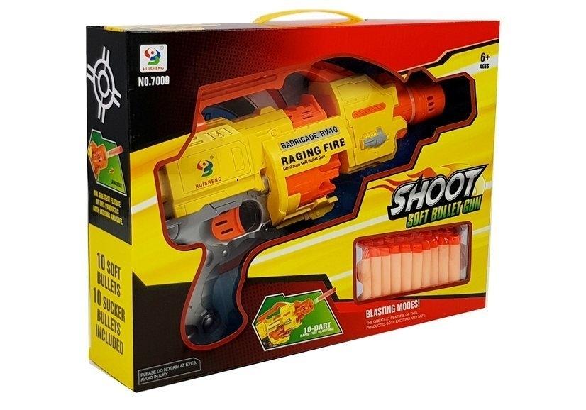 Foam Dart Rifle Set: 20 missiler, skjold, trygt og morsomt