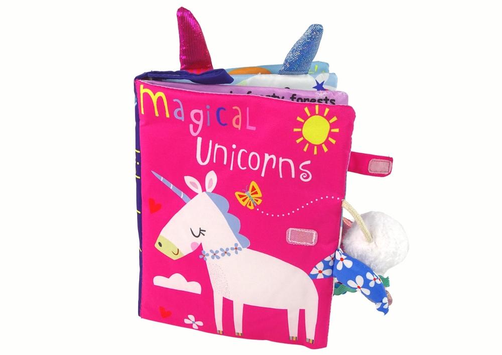 Färgglad Unicorn Soft Book: Kul lärande för små händer